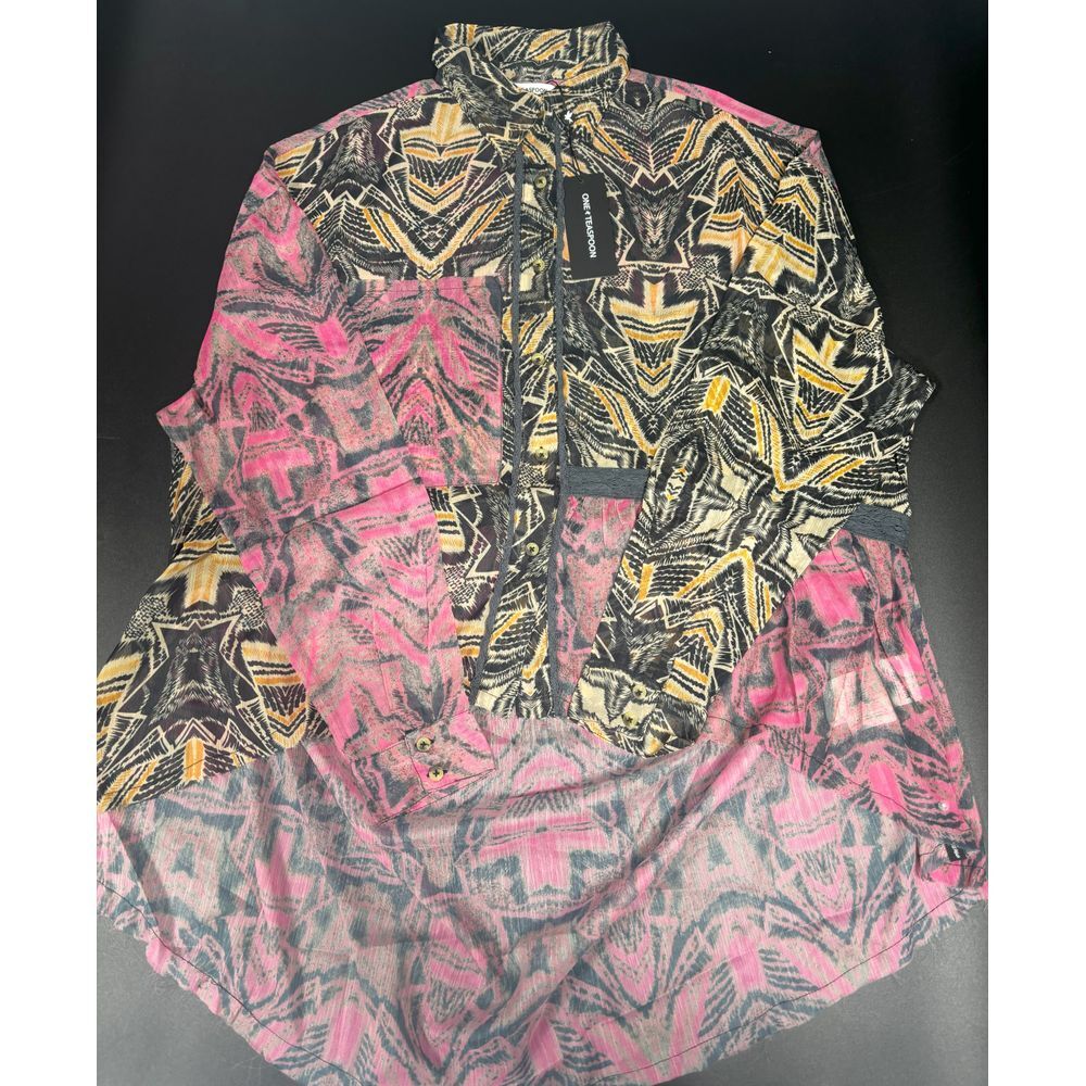 One Teaspoon NWT Kaleidoscope Prismatic Print in Pink‎ in Size XSmall MSRP $260